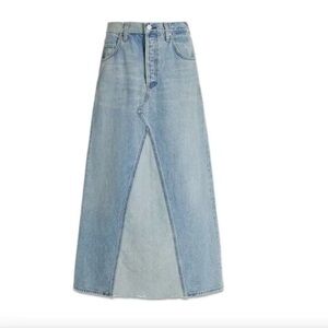 Citizens of Humanity Park Denim Midi Skirt sz 25